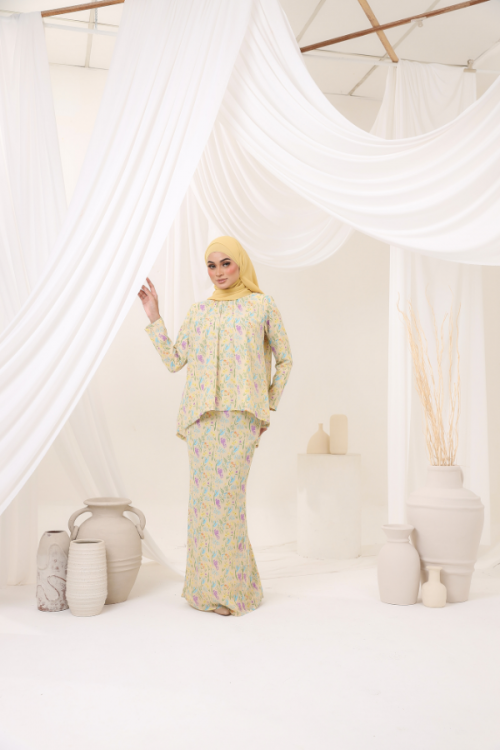KURUNG EMBRACE - ALAYNA IN SOFT YELLOW