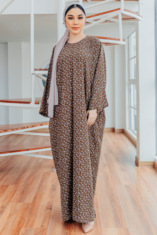 KAFTAN QASEH - UMMU BROWN