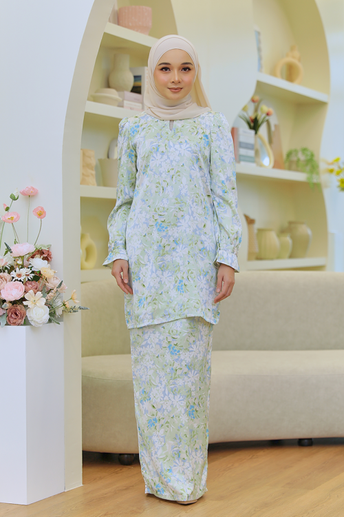 KURUNG LUMIERE - CECILY IN SAGE GREEN