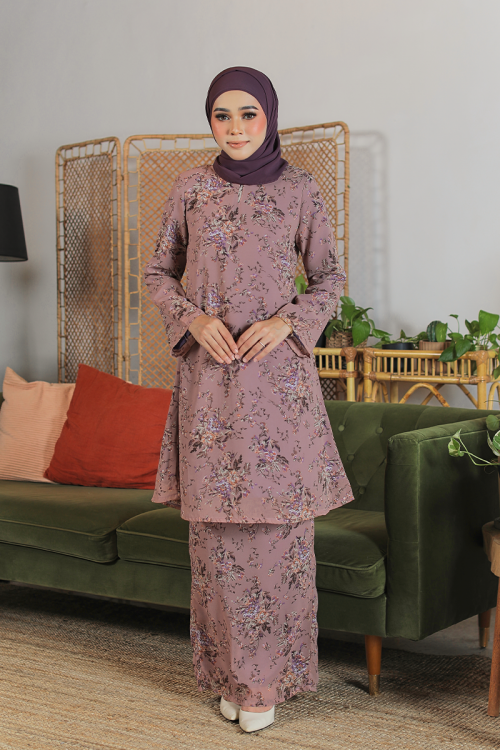 KURUNG FLOURISH - ANGGERIK IN DUSTY PURPLE