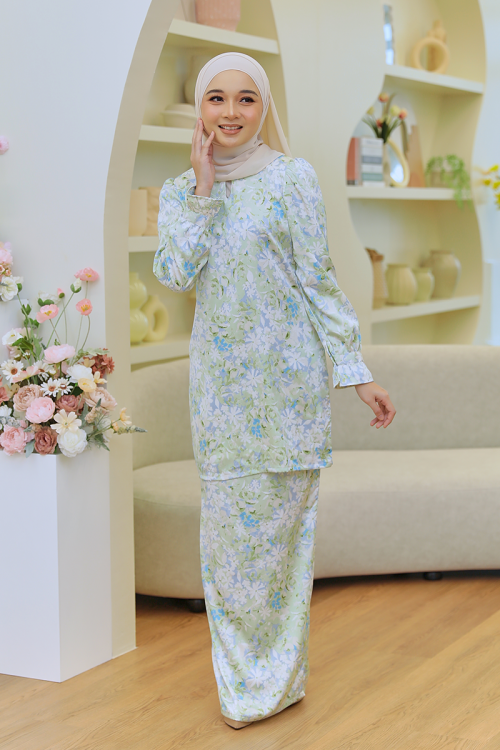 KURUNG LUMIERE - CECILY IN SAGE GREEN