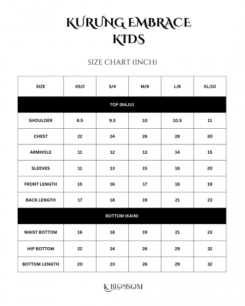KURUNG EMBRACE KIDS - DANIELA IN WHITE PINK