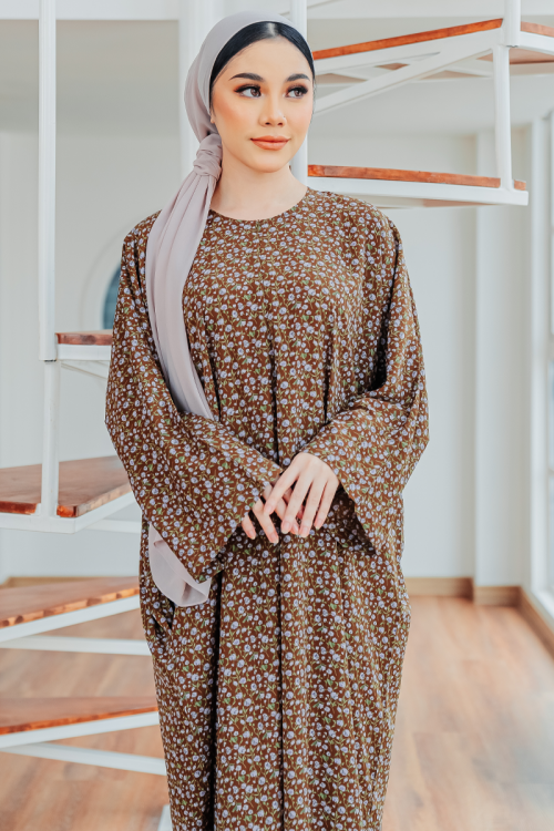 KAFTAN QASEH - UMMU BROWN