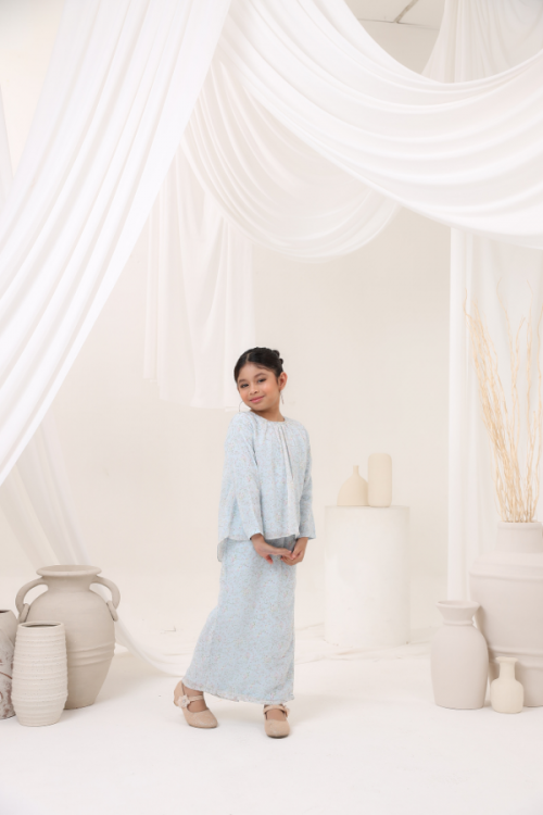KURUNG EMBRACE KIDS - CHLOE IN BABY BLUE