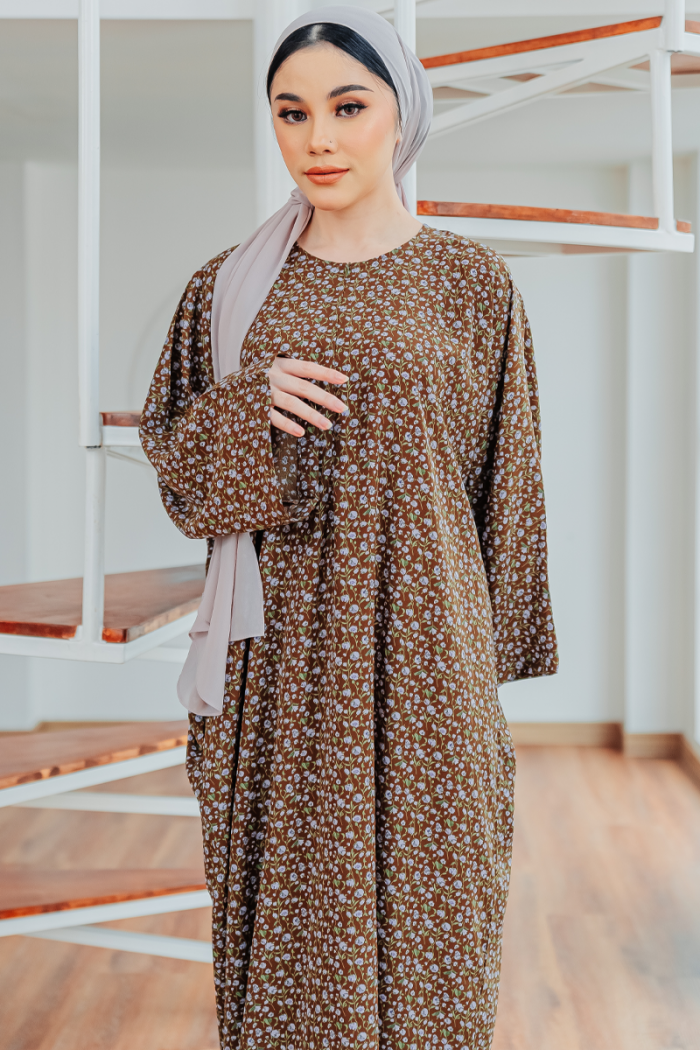 KAFTAN QASEH - UMMU BROWN