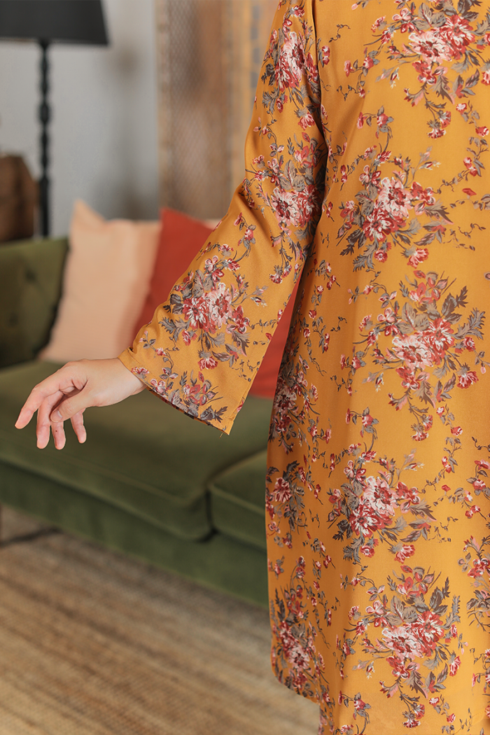 KURUNG FLOURISH - ANGGERIK IN MUSTARD