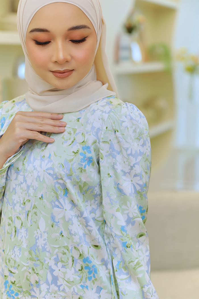 KURUNG LUMIERE - CECILY IN SAGE GREEN