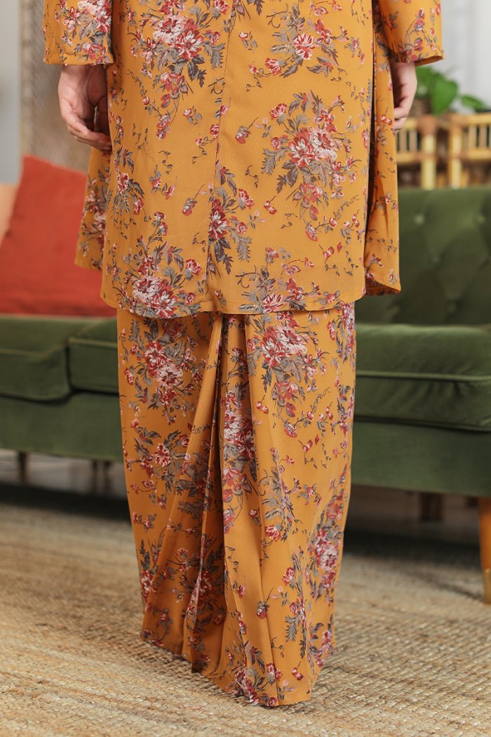 KURUNG FLOURISH - ANGGERIK IN MUSTARD