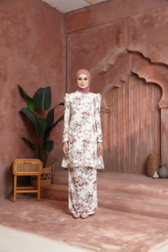 KURUNG FLORENCE - PANSY IN CREAM