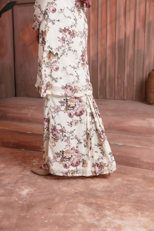 KURUNG FLORENCE - PANSY IN CREAM