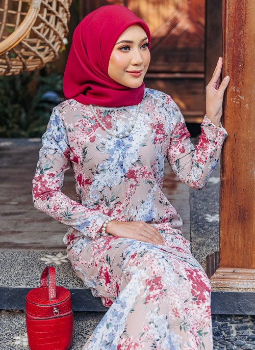 KURUNG FLORAL - CLOVER