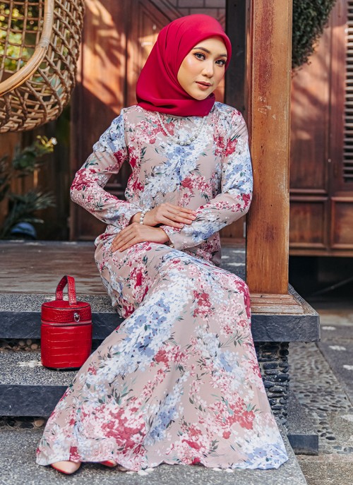 KURUNG FLORAL - CLOVER